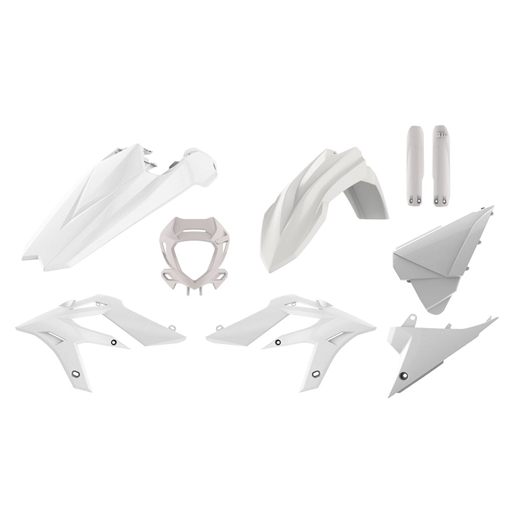 Polisport Full Enduro Plastics Kit - Beta X-Trainer 250/300 2020-22 - White