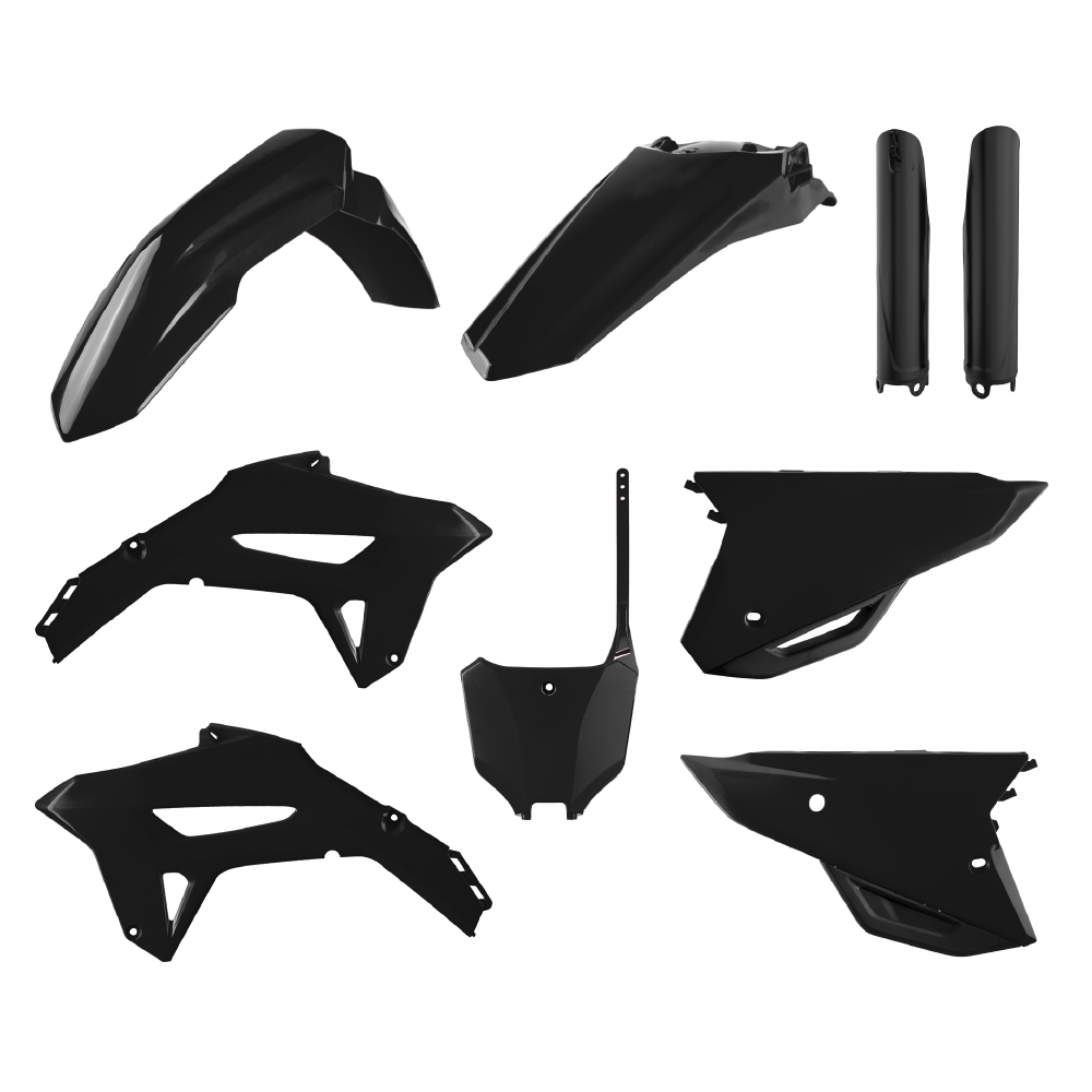 Polisport Full Plastics Kit - Honda CRF250R 2022-2024, CRF450R 2021-2024 - Black