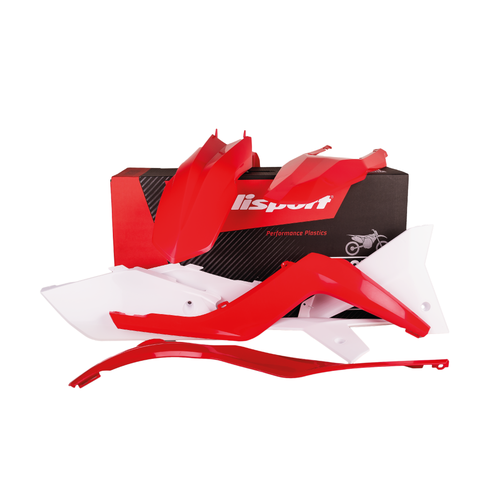 Polisport Plastics Kit - Gas Gas EC 125/200/250/300 2012-13 - Red/ White OEM '13