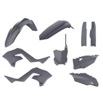Polisport Restyle Plastics Kit - Kawasaki KX 125/250 2003-08 To KXF450 2020-24 Style - Grey