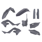 Polisport Restyle Plastics Kit - Kawasaki KX 125/250 2003-08 To KXF450 2020-24 Style - Grey
