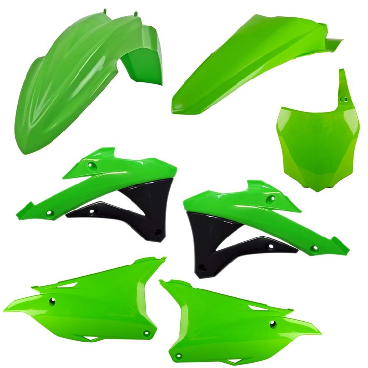 Polisport Plastics Kit - Kawasaki KX85 2014-2021, KX112 2021-2025 - OEM 2023