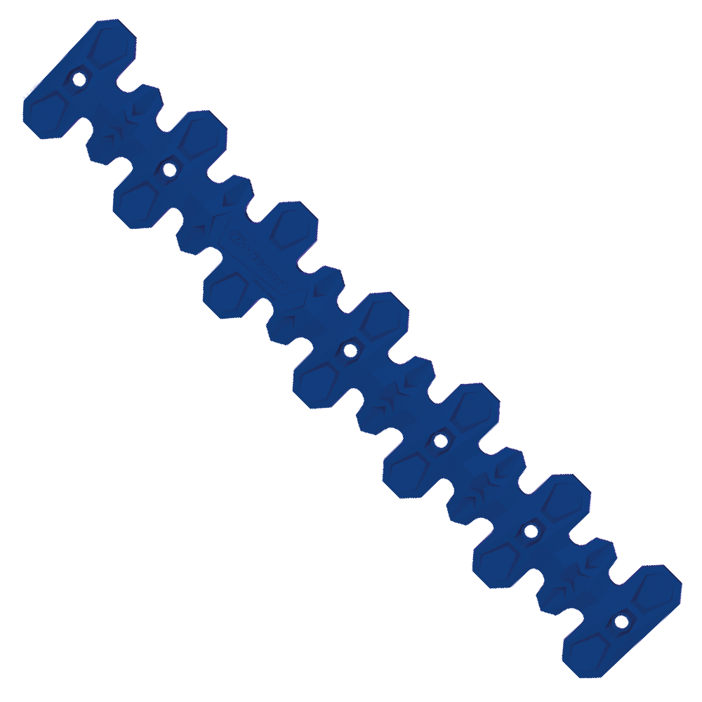 Polisport Armadillo 4 Stroke Long Exhaust Pipe Protector - Blue