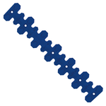 Polisport Armadillo 4 Stroke Long Exhaust Pipe Protector - Blue