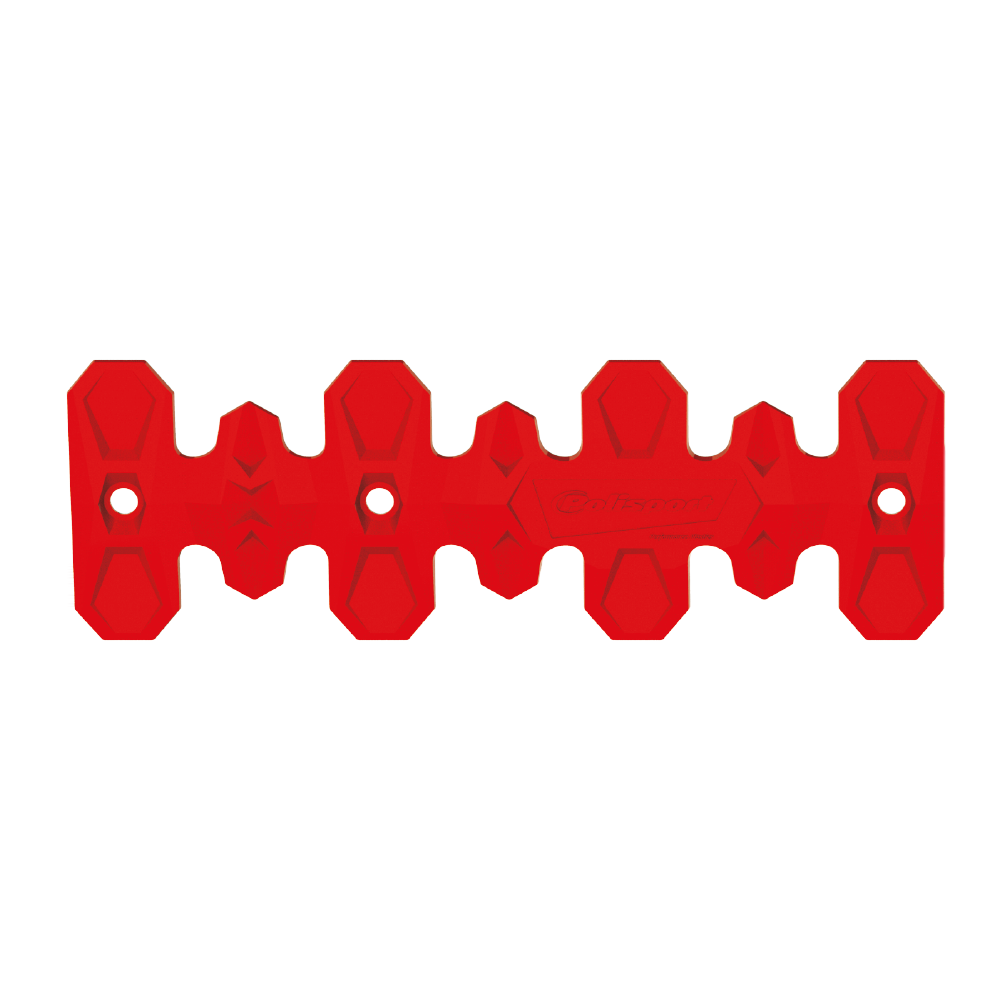 Polisport Armadillo Short Exhaust Header Pipe Guard - Red
