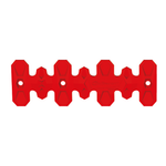 Polisport Armadillo Short Exhaust Header Pipe Guard - Red