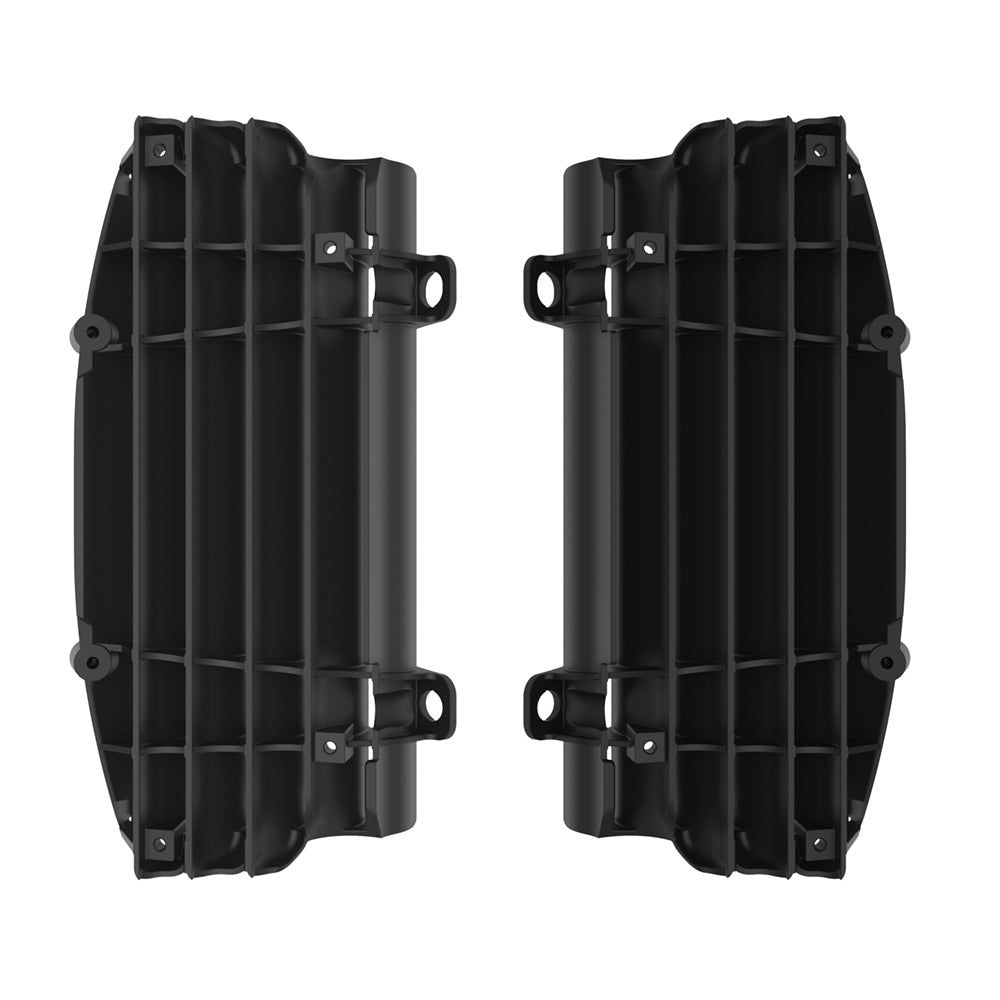 Polisport Radiator Louvres - KTM SX/SXF 2016-22, XC-W/EXC/EXC-F 2017-22, Husqvarna TC/FC 2016-22, TE/FE 2017-22 - Black