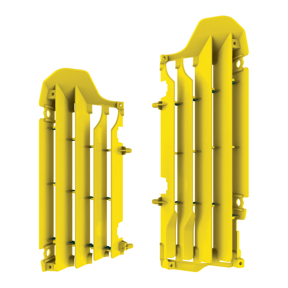 Polisport Radiator Louvres - Suzuki RMZ450 2018-23 - Yellow