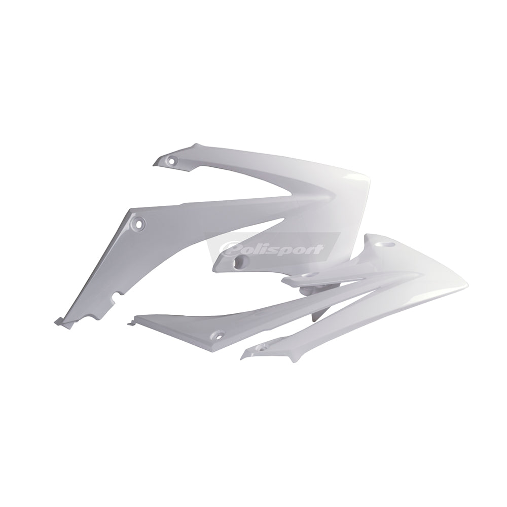 Polisport Radiator Scoops - Honda CRF250R 2010-13, CRF450R 2009-12 - White