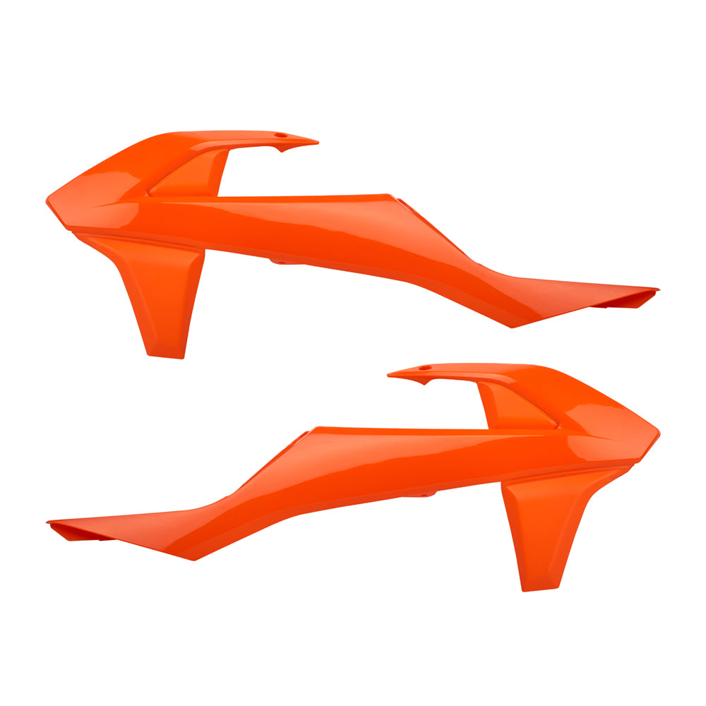 Polisport Radiator Scoops - KTM SX/SXF/XC-F 2016-18, EXC/EXC-F 2017-18 - Orange