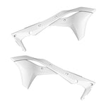 Polisport Radiator Scoops - Kawasaki KXF250 2017-20 - White