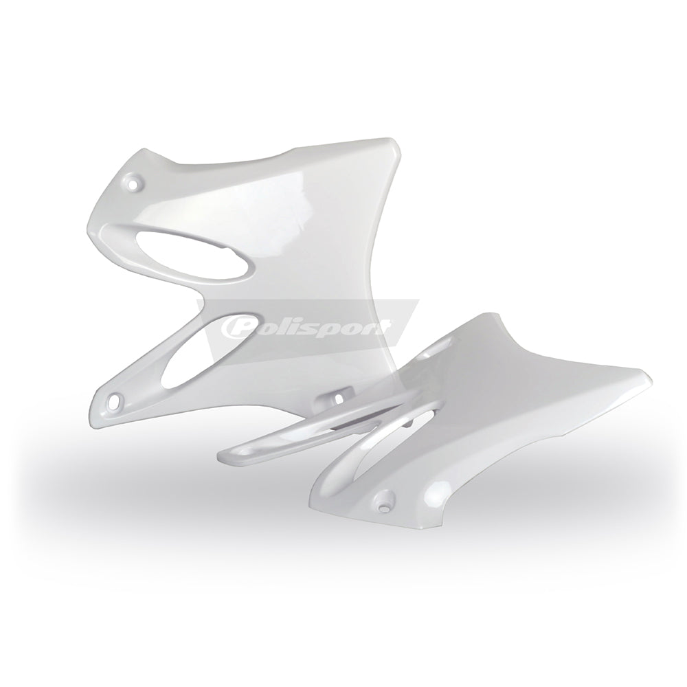 Polisport Radiator Scoops - Yamaha YZ 125/250 2002-14 - White