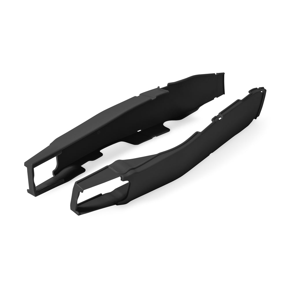 Polisport Swingarm Protectors - Kawasaki KXF250 2012-16, KXF450 2012-15 - Black