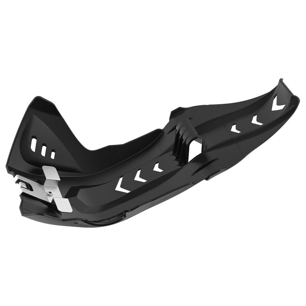 Polisport Fortress Skid Plate With Linkage Protection - KTM SXF 250/350 2016-18, Husqvarna FE 250/350 2017-19 - Black