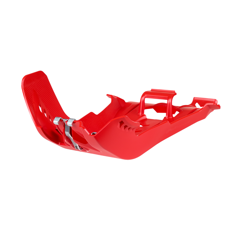 Polisport Fortress Skid Plate With Linkage Protector - Beta RR 250/300 2020-2025 - Red