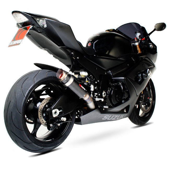 G PACK GSX-R1000 K5 2005 Scorpion RP-1 GP Carbon Round Exhaust - Suzuki GSXR 1000 K5-6 2005 - 2006  (Default Title)