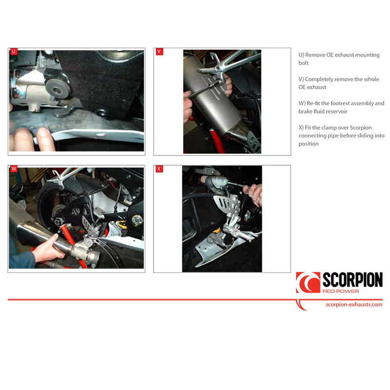 Scorpion RP-1 GP Carbon Round Exhaust - Suzuki GSXR 1000 K5-6 2005 - 2006