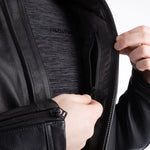 Oxford Henlow Leather Men's Jacket Black